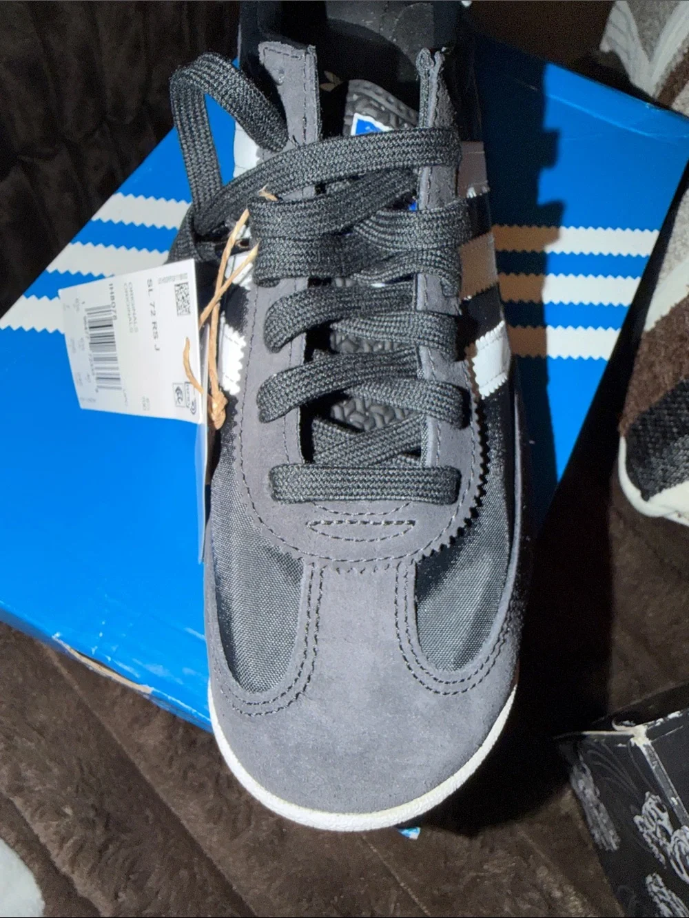 adidas SL‎ 72 Heritage Sneaker in Black & White